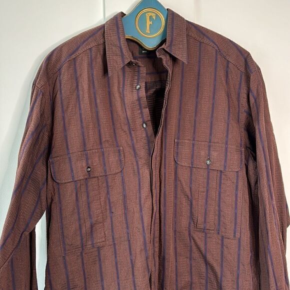 Vintage 80/90s Ungaro Uomo Paris Button Down - M - Picture 2 of 5